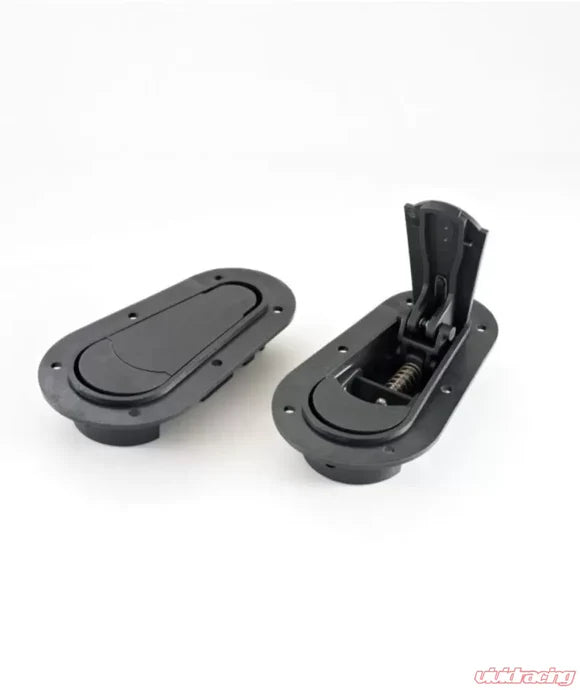 AeroCatch Black 120 Series Plus Flush Above Panel Hood