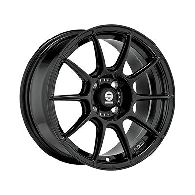 OZ SPARCO FF 1 15 X 7 +35 4 X 100 CB63.3 GLOSS BLACK