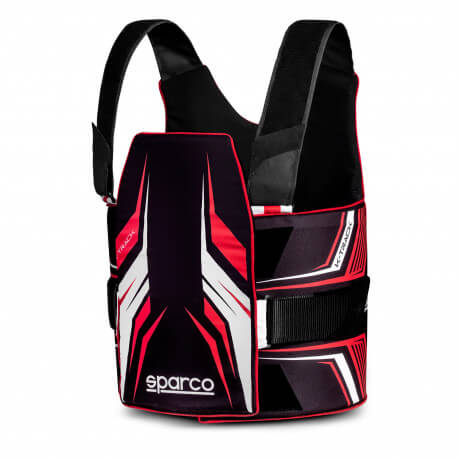 MSS - SPARCO VEST K-TRACK FIA MED BLK/RED