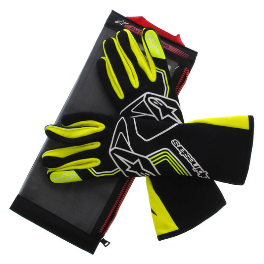 ALP Tech1 ZX Gloves SFI/FIA Black/Yellow Small Fluo